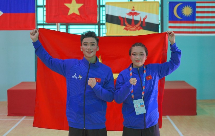 越南Pencak Silat在东南亚学生体育节上夺得2枚金牌